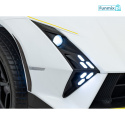 Lamborghini Invencible Pojazd Na Akumulator Ekoskóra Koła EVA Wejście USB MP3 Bluetooth