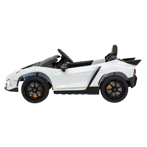 Lamborghini Invencible Pojazd Na Akumulator Ekoskóra Koła EVA Wejście USB MP3 Bluetooth