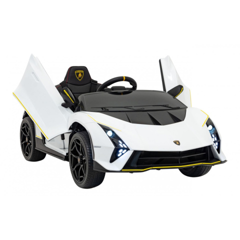 Lamborghini Invencible Pojazd Na Akumulator Ekoskóra Koła EVA Wejście USB MP3 Bluetooth