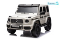 Mercedes G63 XXL Na Akumulator 2x24V 4x4 Ekoskóra EVA LED MP4 USB Pasy