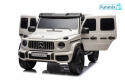 Mercedes G63 XXL Na Akumulator 2x24V 4x4 Ekoskóra EVA LED MP4 USB Pasy