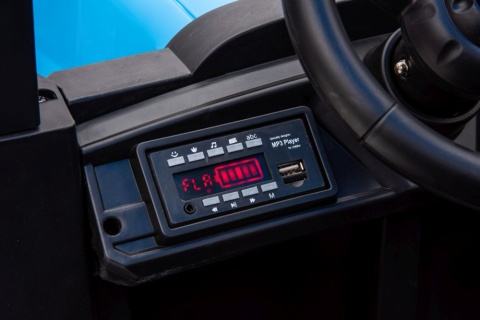 Traktor A011 Na Akumulator 24V Ekoskóra Koła EVA MP3 USB LED