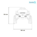 Audi RSQ e-tron pojazd na akumulator 2x35W ekoskóra EVA radio FM