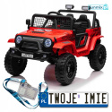 Auto off road 4x4 sportowe na akumulator dla dzieci 4X35W EVA LED radio FM