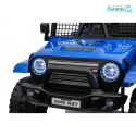 Auto off road 4x4 sportowe na akumulator dla dzieci 4X35W EVA LED radio FM