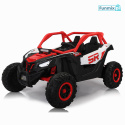 Buggy SR Super 66 pojazd na akumulator 4X75W ekoskóra EVA LED radio FM