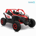 Buggy SR Super 66 pojazd na akumulator 4X75W ekoskóra EVA LED radio FM