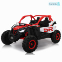 Buggy SR Super 66 pojazd na akumulator 4X75W ekoskóra EVA LED radio FM