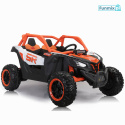 Buggy SR Super 66 pojazd na akumulator 4X75W ekoskóra EVA LED radio FM