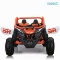 Buggy SR Super 66 pojazd na akumulator 4X75W ekoskóra EVA LED radio FM