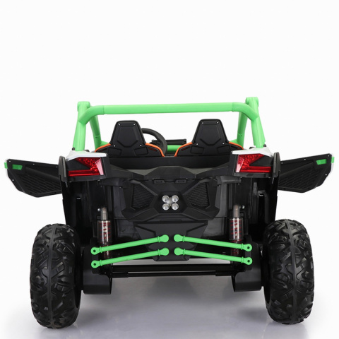 Buggy SR Super 66 pojazd na akumulator 4X75W ekoskóra EVA LED radio FM