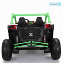 Buggy SR Super 66 pojazd na akumulator 4X75W ekoskóra EVA LED radio FM