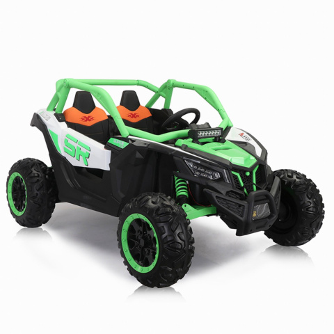 Buggy SR Super 66 pojazd na akumulator 4X75W ekoskóra EVA LED radio FM