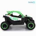 Buggy SR Super 66 pojazd na akumulator 4X75W ekoskóra EVA LED radio FM