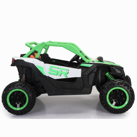Buggy SR Super 66 pojazd na akumulator 4X75W ekoskóra EVA LED radio FM