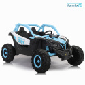 Buggy SR Super 66 pojazd na akumulator 4X75W ekoskóra EVA LED radio FM