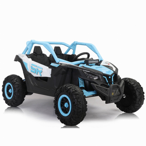 Buggy SR Super 66 pojazd na akumulator 4X75W ekoskóra EVA LED radio FM