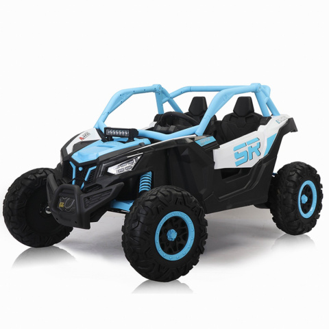 Buggy SR Super 66 pojazd na akumulator 4X75W ekoskóra EVA LED radio FM