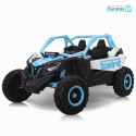 Buggy SR Super 66 pojazd na akumulator 4X75W ekoskóra EVA LED radio FM