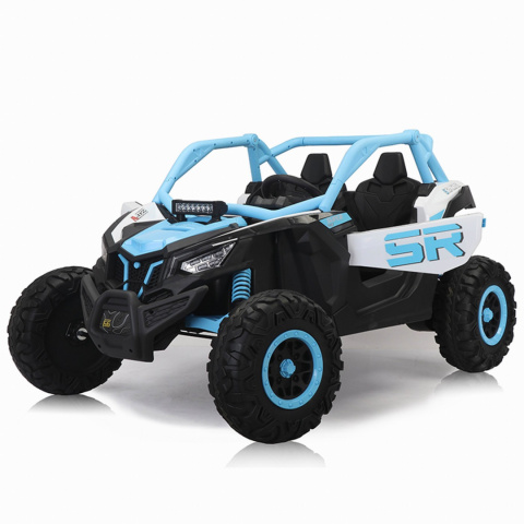Buggy SR Super 66 pojazd na akumulator 4X75W ekoskóra EVA LED radio FM