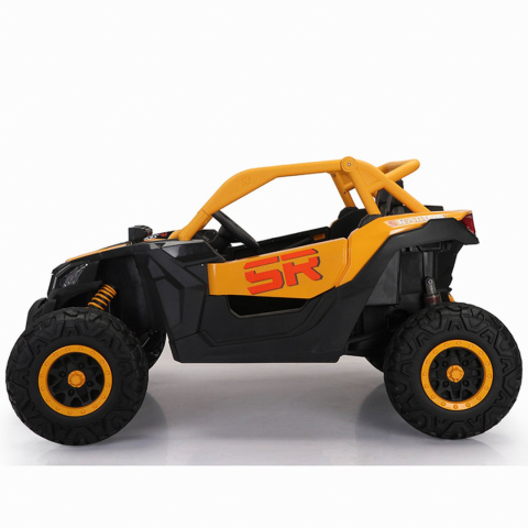 Buggy SR Super 66 pojazd na akumulator 4X75W ekoskóra EVA LED radio FM