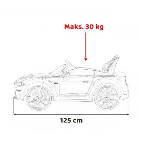 Ford Mustang GT auto na akumulator regulacja siedzenia LED EVA wolny start