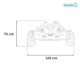 General 63 auto na akumulator pojazd z Bluetooth koła pompowane AIR