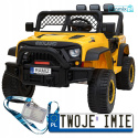 Geoland Power auto terenowe dla 2 dzieci z pilotem 2X200W Radio MP3 LED