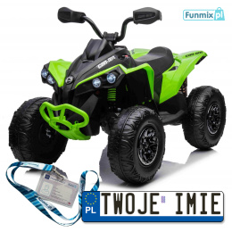 Maverick ATV Quad Pojazd na akumulator dla dzieci 4x4 180W LED Pilot pokrowiec