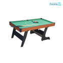 Stół do gier 3W1 Bilard Ping Pong 184x97,5cm solidny składany + akcesoria