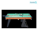 Stół do gier 3W1 Bilard Ping Pong 184x97,5cm solidny składany + akcesoria