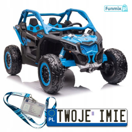 Buggy Can-am RS 4X4 Auto na akumulator dla dzieci ekoskóra EVA LED