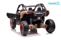 Buggy Can-am RS 4X4 Auto na akumulator dla dzieci ekoskóra EVA LED