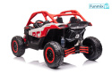 Buggy Can-am RS 4X4 Auto na akumulator dla dzieci ekoskóra EVA LED