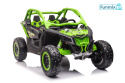 Buggy Can-am RS 4X4 Auto na akumulator dla dzieci ekoskóra EVA LED