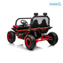 Buggy Faster na akumulator pojazd 2x150W ekoskóra Bluetooth EVA LED