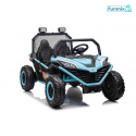 Buggy Faster na akumulator pojazd 2x150W ekoskóra Bluetooth EVA LED