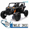 Buggy UTV x3 off-road pojazd 4X200W koła EVA Bluetooth ekoskóra USB MP3