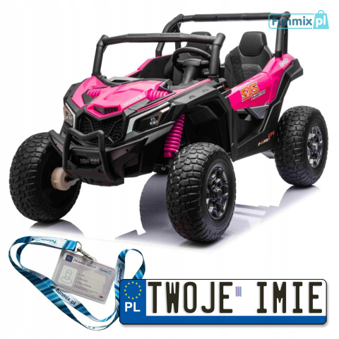 Buggy UTV x3 off-road pojazd 4X200W koła EVA Bluetooth ekoskóra USB MP3