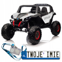 Buggy UTV-MX 2000n Pojazd na akumulator LED ekoskóra EVA wejście USB MP3