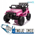 POJAZD OFF-ROAD CLIMBER NA AKUMULATOR DLA DZIECI EKOSKÓRA EVA MP3 BLUETOOTH