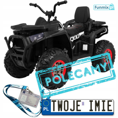 Pojazd na akumulator Quad ATV desert dla dzieci 4X45W pilot pokrowiec MP3