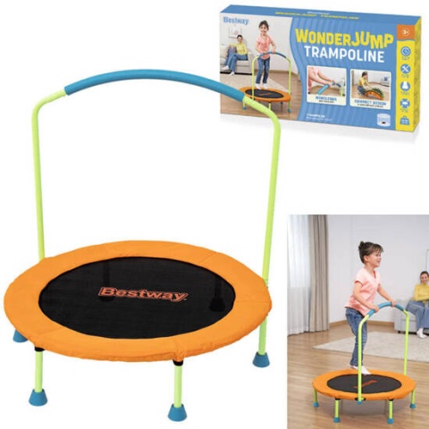 [59100] Trampolina wolnostojąca wielofunkcyjna wonderjump 91cm x 96cm - Bestway