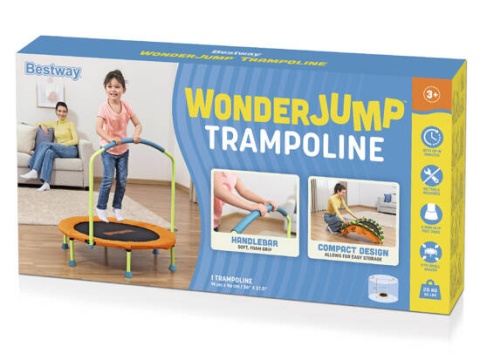 [59100] Trampolina wolnostojąca wielofunkcyjna wonderjump 91cm x 96cm - Bestway