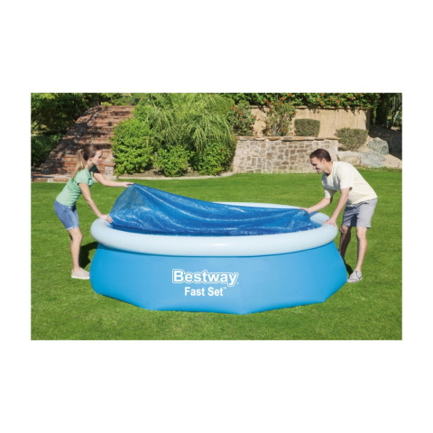 [58241] Pokrywa solarna folia na basen ogrodowy o średnicy 305cm 10ft - Bestway