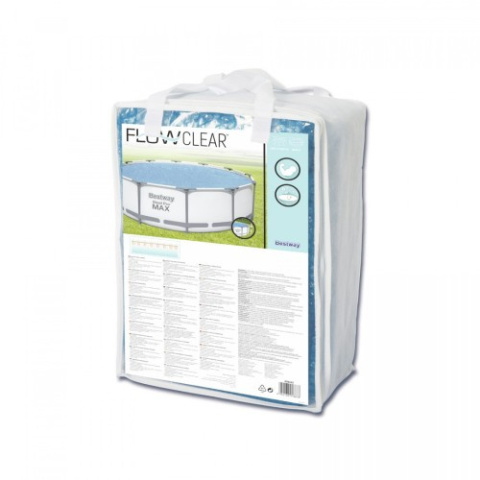 [58242] Pokrywa solarna folia na basen ogrodowy o średnicy 366cm 12ft - Bestway