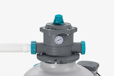 [58486+58475] Pompa filtrująca piaskowa do basenu 11355L/h + 2x Kulki filtracyjne - Bestway