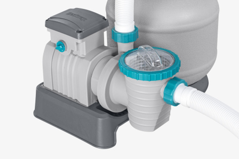[58499+58475] Pompa filtrująca piaskowa do basenu + 2x Kulki filtracyjne - Bestway