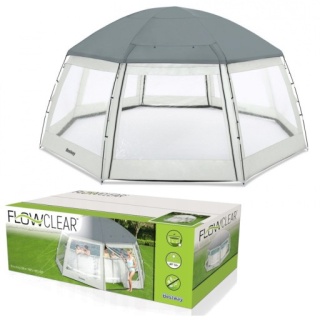 Pawilon namiot okrycie basenowe 600x600x295cm z ochroną UV - Bestway [58612]