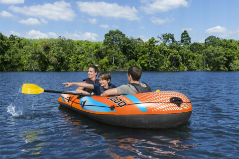 [61145] Dmuchany ponton 3 osobowy kondor 3000 246 x 122 - Bestway